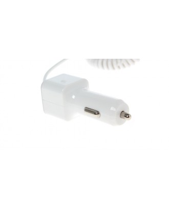 Micro-USB v3.0 Coiled Car Charger Adapter for Samsung Galaxy Note III