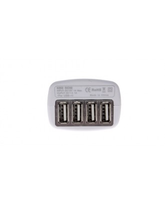 Universal 2.1A 4-Port USB Car Charger Travel Adapter