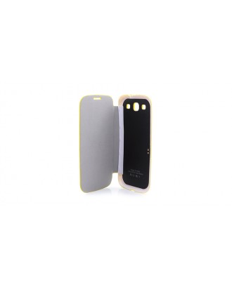 Qi Wireless Charging Receiver + Flip Leather Cover for Samsung S3 / I9300