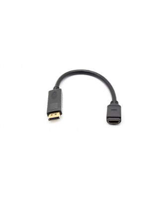 DisplayPort Male to HDMI Female Adapter Cable (17cm)