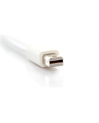 Mini DisplayPort Male to HDMI Female Adapter Cable (White)
