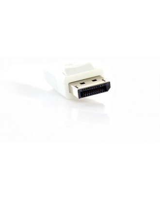 DisplayPort Male to VGA Female Adapter Cable (White)