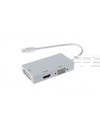 Mini DisplayPort Male to HDMI / DVI (24+5) / VGA Female Converter Adapter