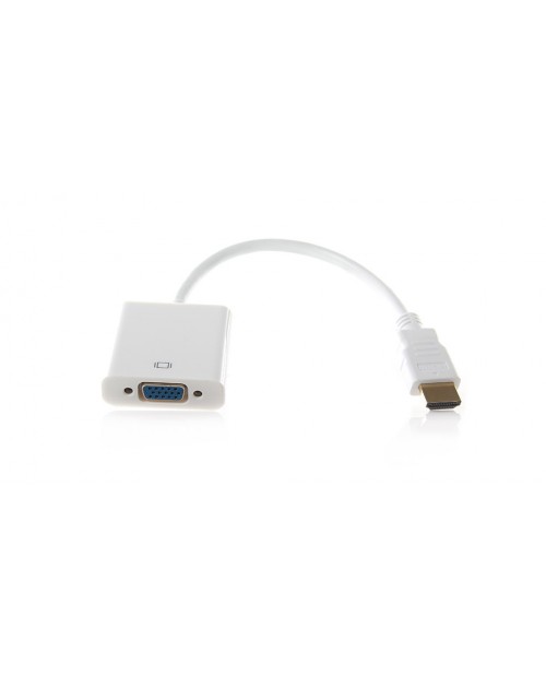 1080P HDMI Male to VGA Female Adapter Cable (19.5cm)
