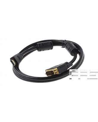 HDMI 19-pin Male to DVI 24+1 Male Connection Cable (1.8m)