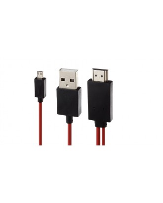 1080p MHL Micro-USB/USB 2.0 to HDMI Converter Cable (200cm)